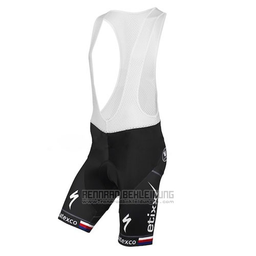 2015 Fahrradbekleidung UCI Weltmeister Lider Quick Step Shwarz Trikot Kurzarm und Tragerhose